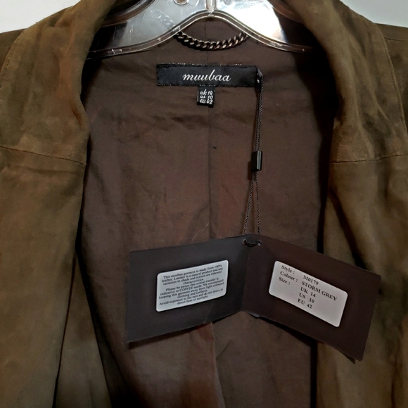 MUUBAA Suede Jacket MED - Picture 3 of 9